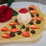 Crepe con base de Pistacho