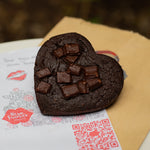 Galleta corazón de Chocolate