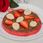 Waffle con base de nutella